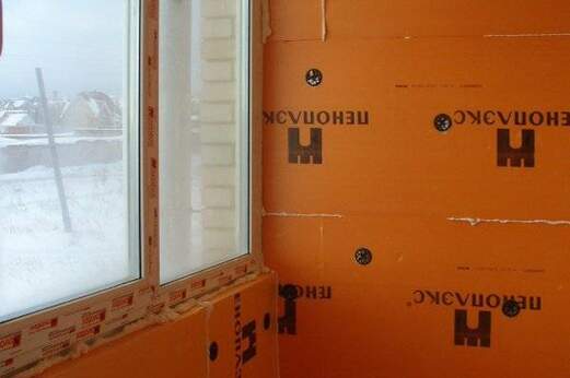 Комплексное утепление балкона пеноплексом в частном доме
